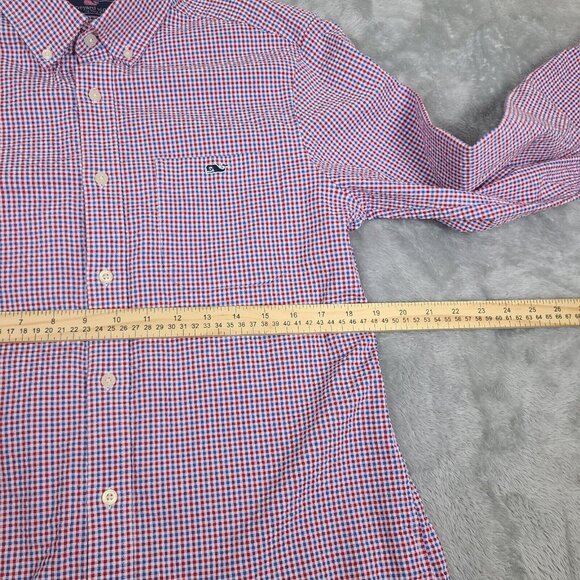 Vineyard Vines Men's Gingham Stretch Poplin Shirt‎ Plaid Size Medium - Picture 3 of 7